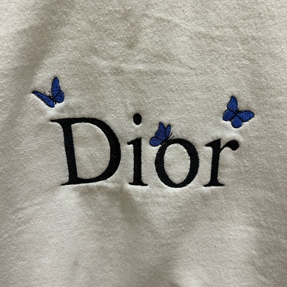 Dior Embroidered White Crewneck - Picture 3 of 3
